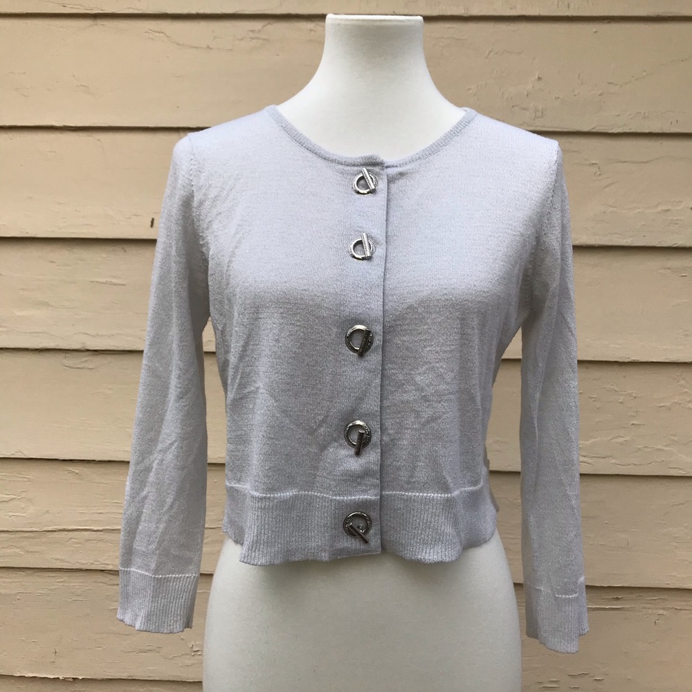 Sparkly Light Grey Sweater